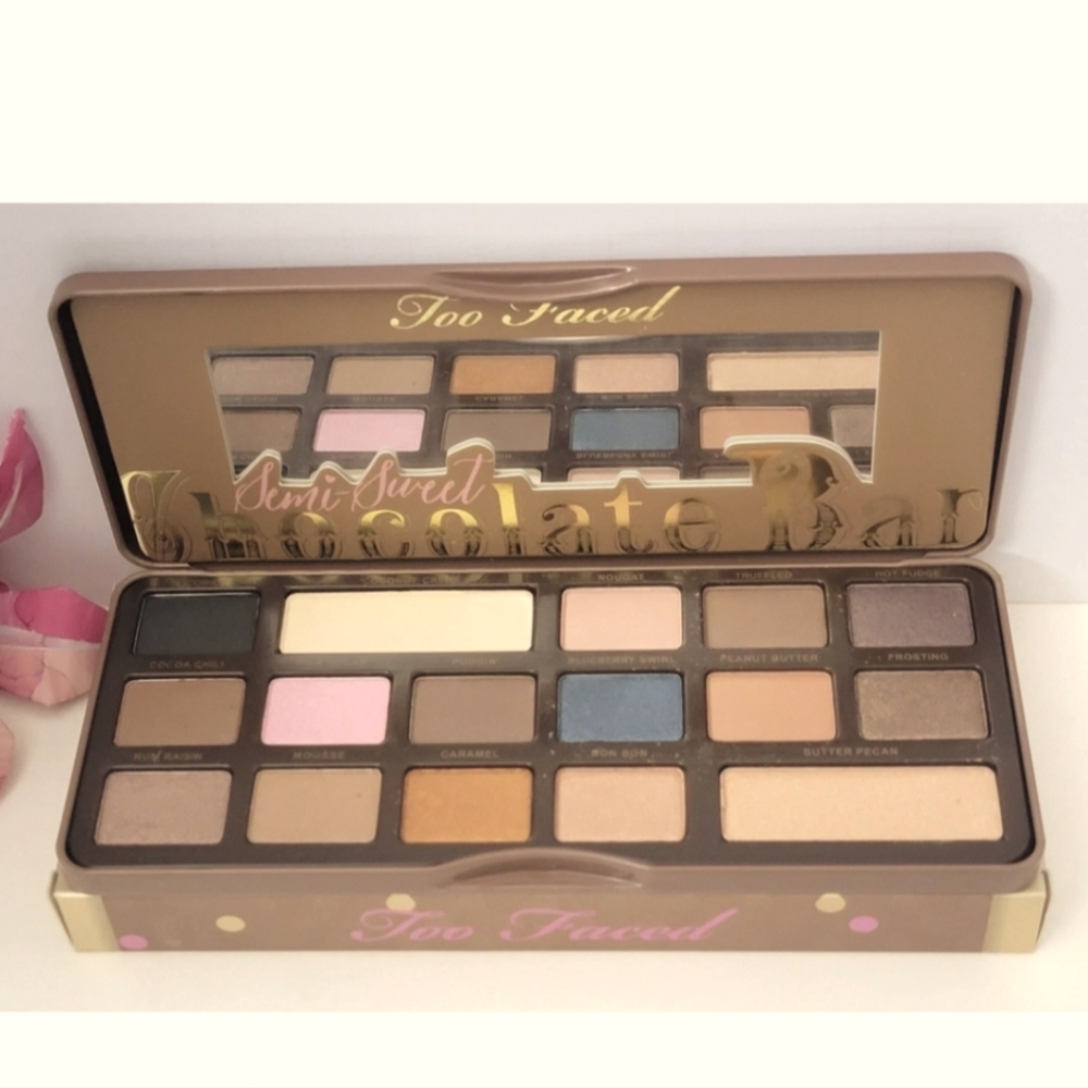 TOO FACED Semi-Sweet Chocolate Bar Eyeshadow Collection 16 Shades NEW IN BOX